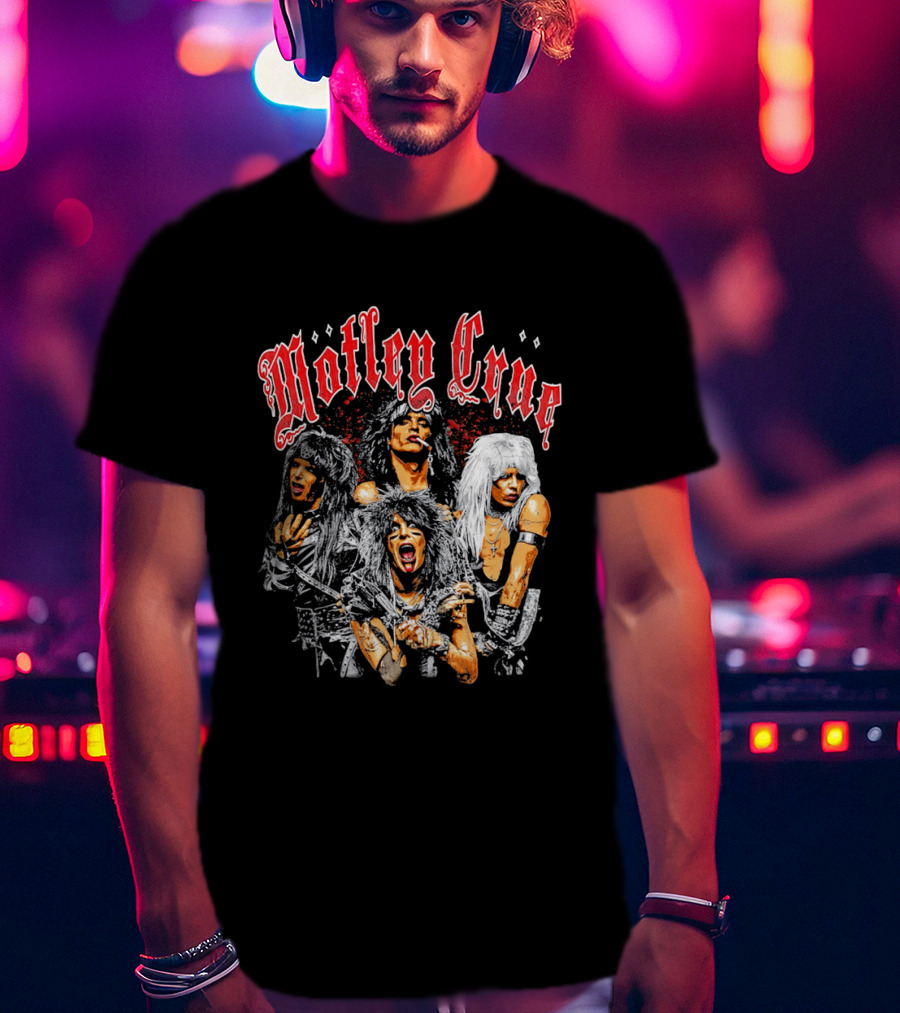 Mötley Crüe Classic Band Members T-Shirt