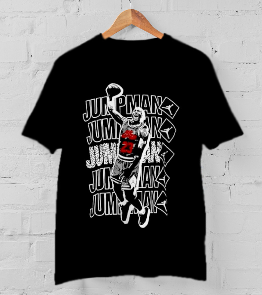 Jumpman Basketball Player Dunking T-Shirt