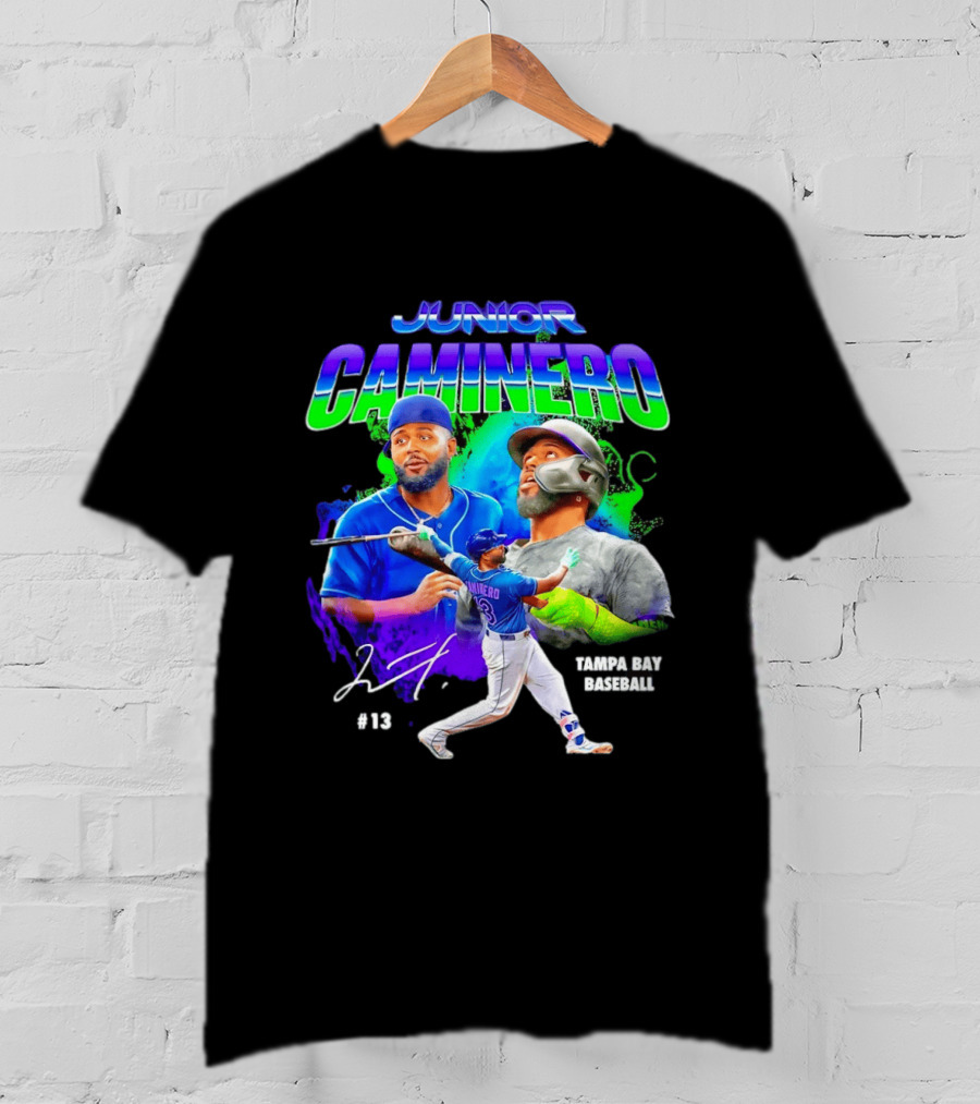 Junior Caminero Tampa Bay Baseball #13 2026 T-Shirt