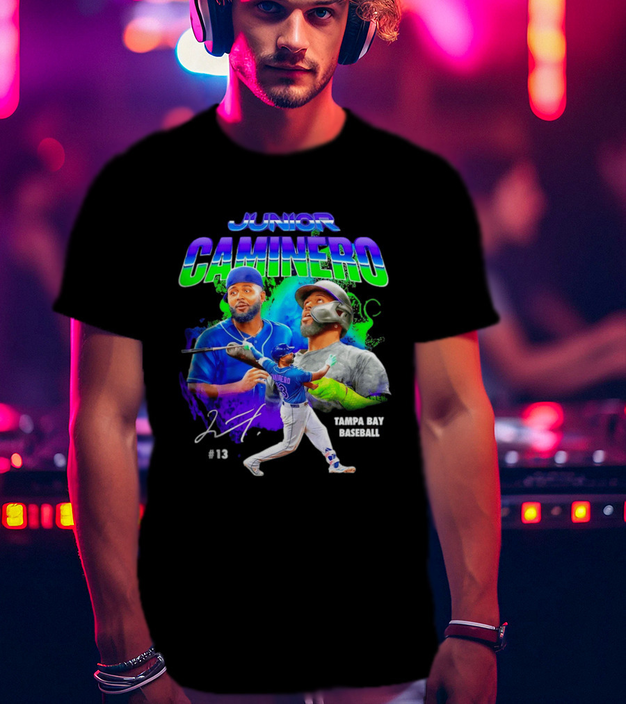 Junior Caminero Tampa Bay Baseball #13 2026 T-Shirt