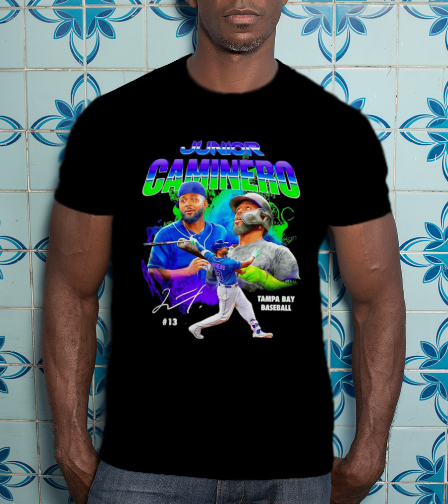Junior Caminero Tampa Bay Baseball #13 2026 T-Shirt