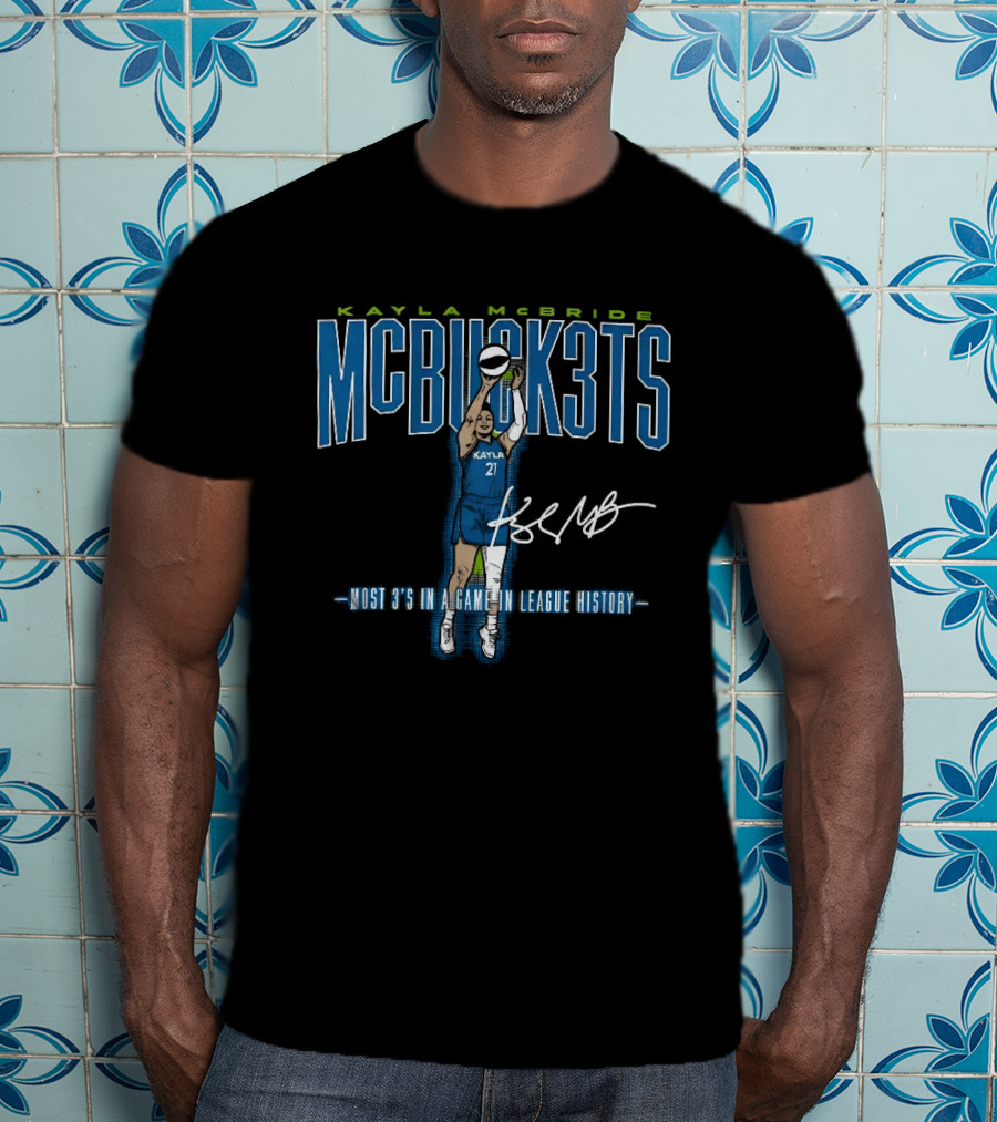 Kayla McBride MCBUCK3TS Most 3's In A Game In League History T-Shirt