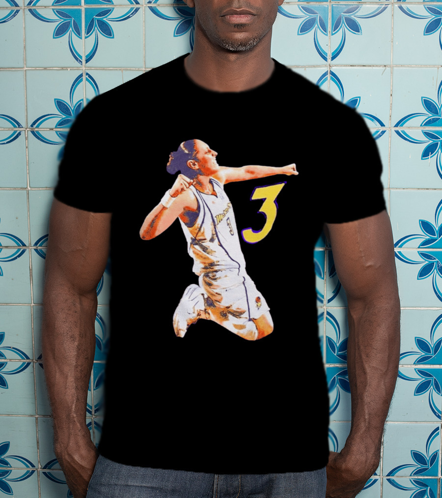 Mercury Diana Taurasi Number 3 Celebration Pose T-Shirt
