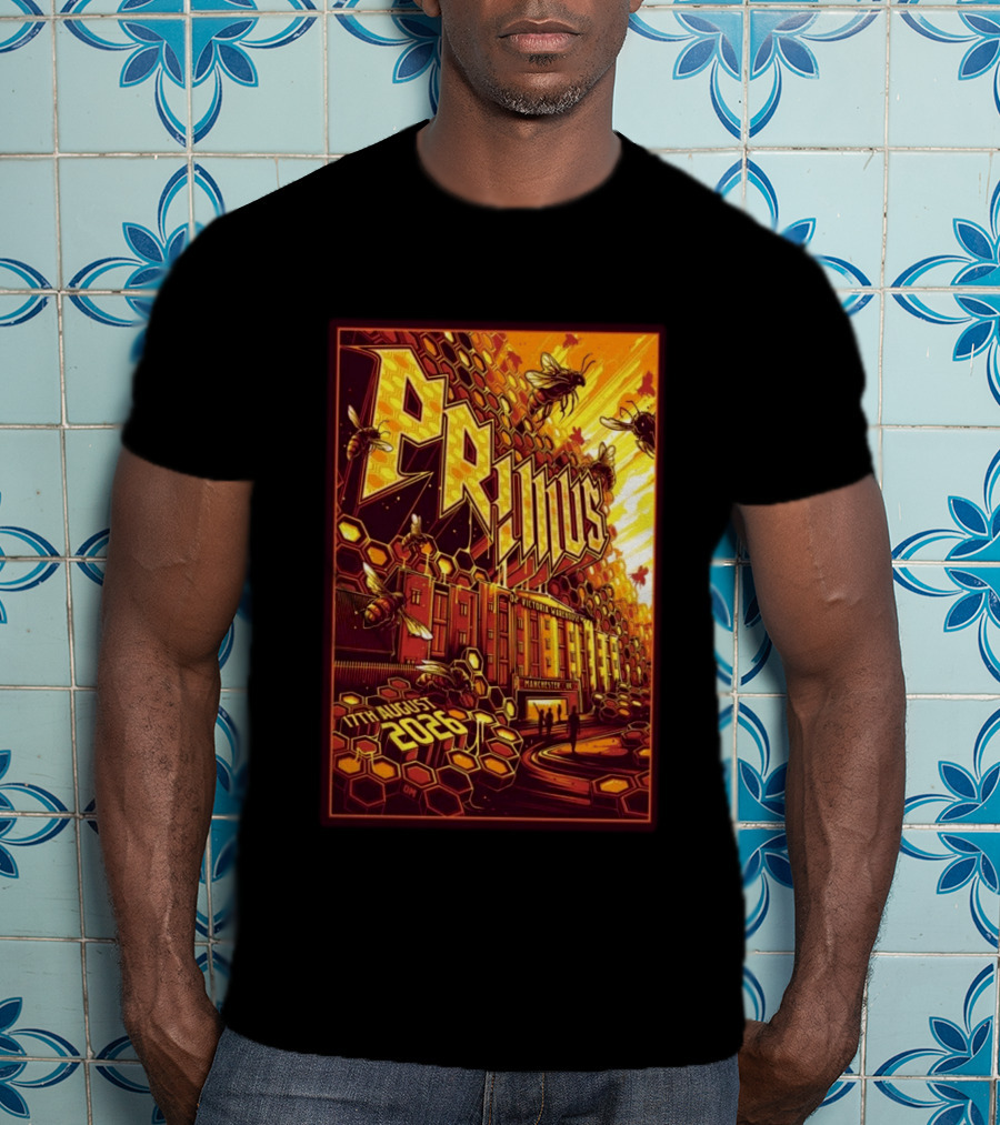 Primus O2 Victoria Warehouse Manchester UK 17th August 2026 T-Shirt