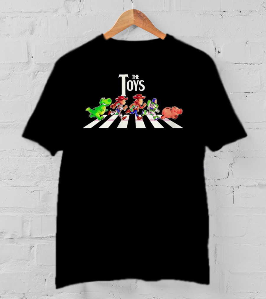 Rex Jessie Woody Buzz Lightyear Hamm The Toys Abbey Road T-Shirt