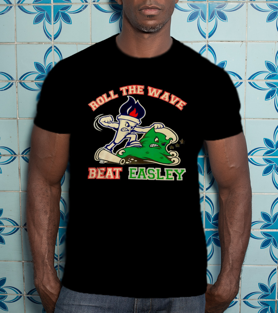 Roll The Wave Beat Easley Torch Green Wave T-Shirt