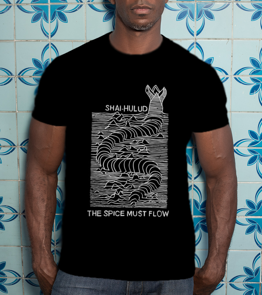 Shai Hulud The Spice Must Flow Dune Sandworm T-Shirt