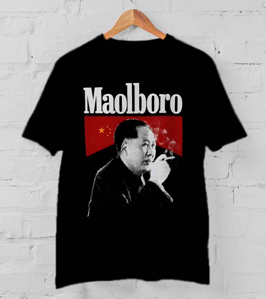 Maolboro Smoking Chairman Mao Zedong Communist T-Shirt