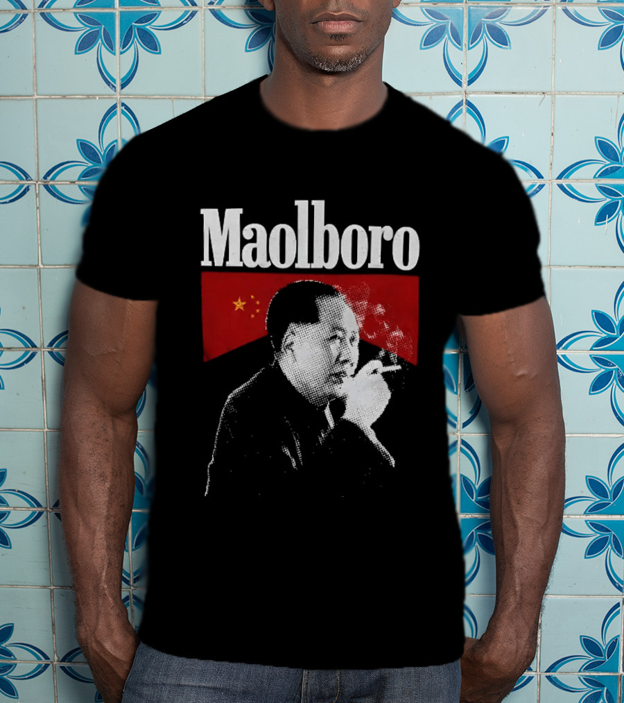 Maolboro Smoking Chairman Mao Zedong Communist T-Shirt