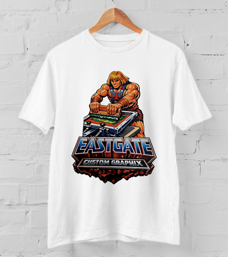 Eastgate Custom Graphix He Man Screen Printing T-Shirt