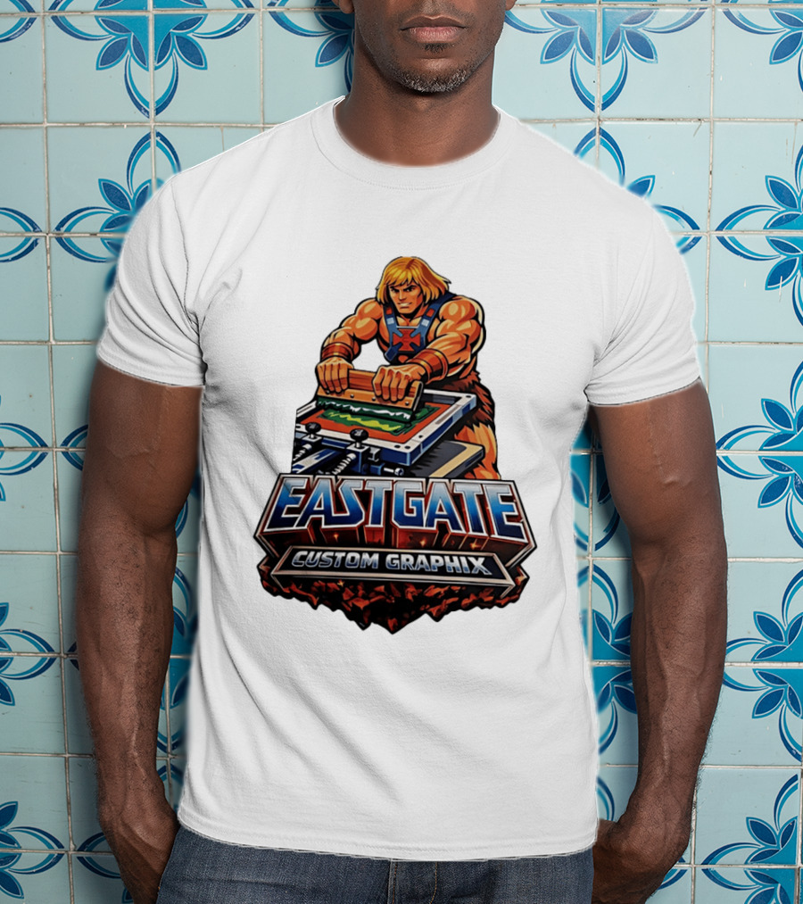 Eastgate Custom Graphix He Man Screen Printing T-Shirt