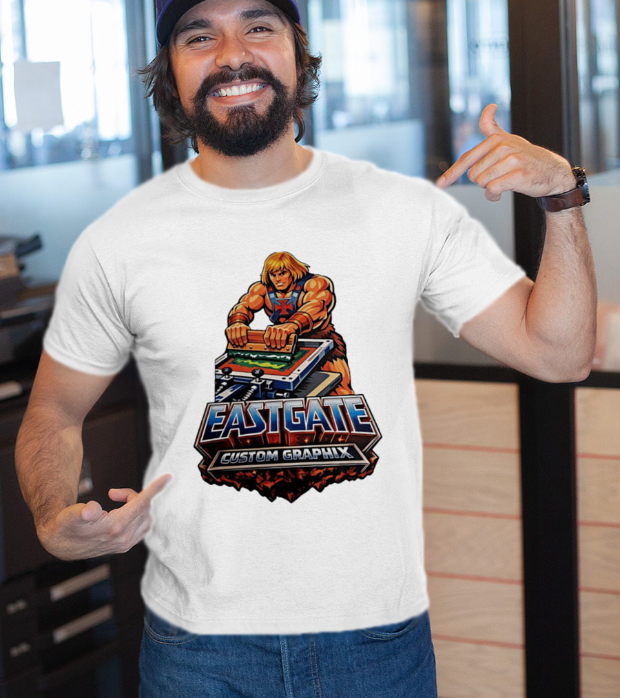 Eastgate Custom Graphix He Man Screen Printing T-Shirt