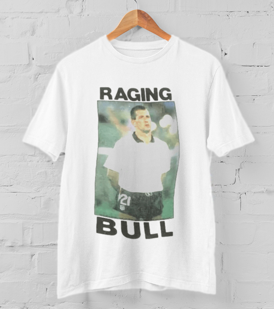 Raging Bull England Football 1989 1990 Player Number 21 T-Shirt