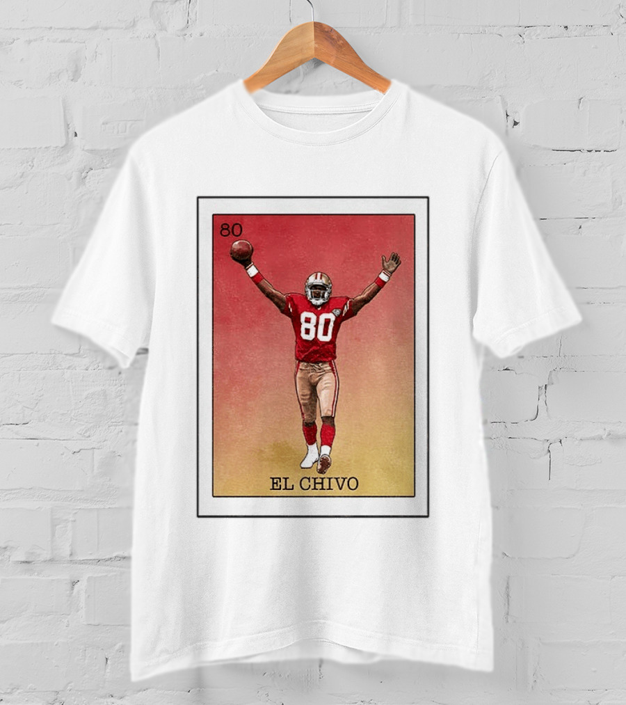 El Chivo 80 San Francisco 49ers Loteria Card T-Shirt