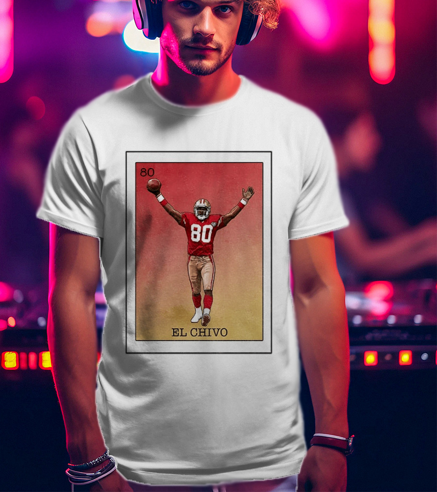 El Chivo 80 San Francisco 49ers Loteria Card T-Shirt