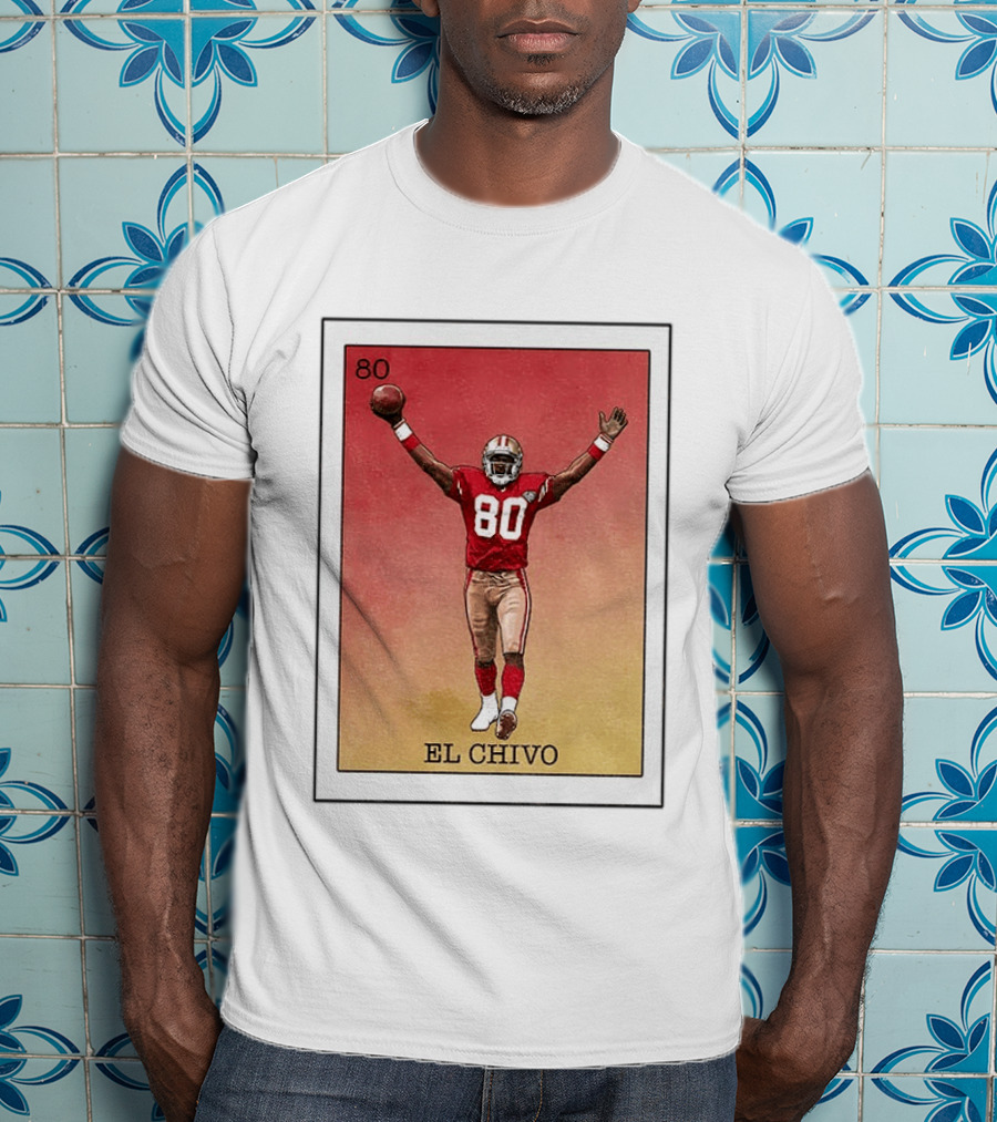 El Chivo 80 San Francisco 49ers Loteria Card T-Shirt