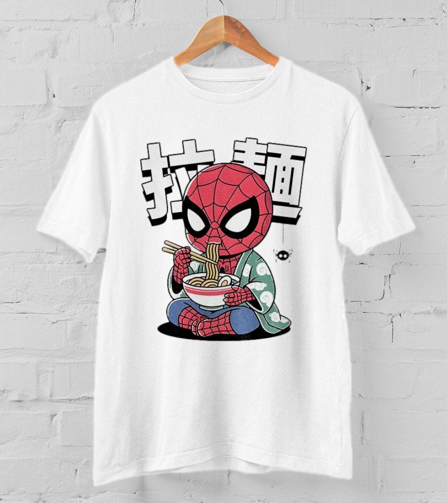 Spider Man Ramen Noodles Kanji Spideramen T-Shirt