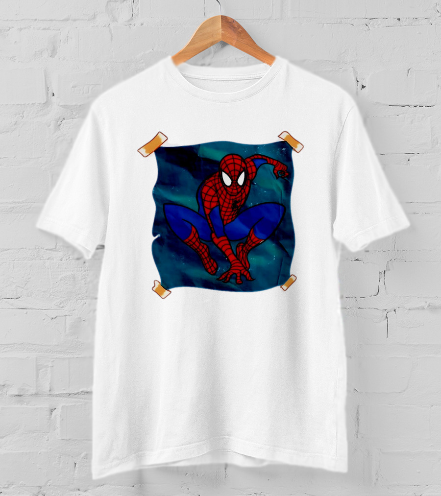 Spider Man Marvel Comics Superhero Iconic Action Pose T-Shirt