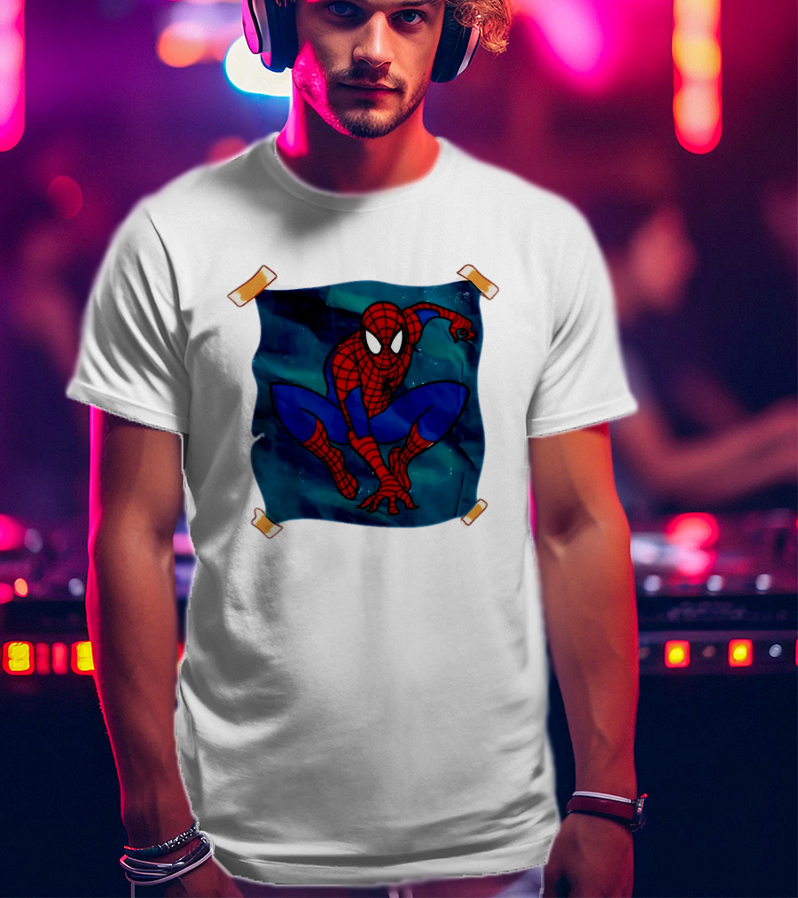 Spider Man Marvel Comics Superhero Iconic Action Pose T-Shirt