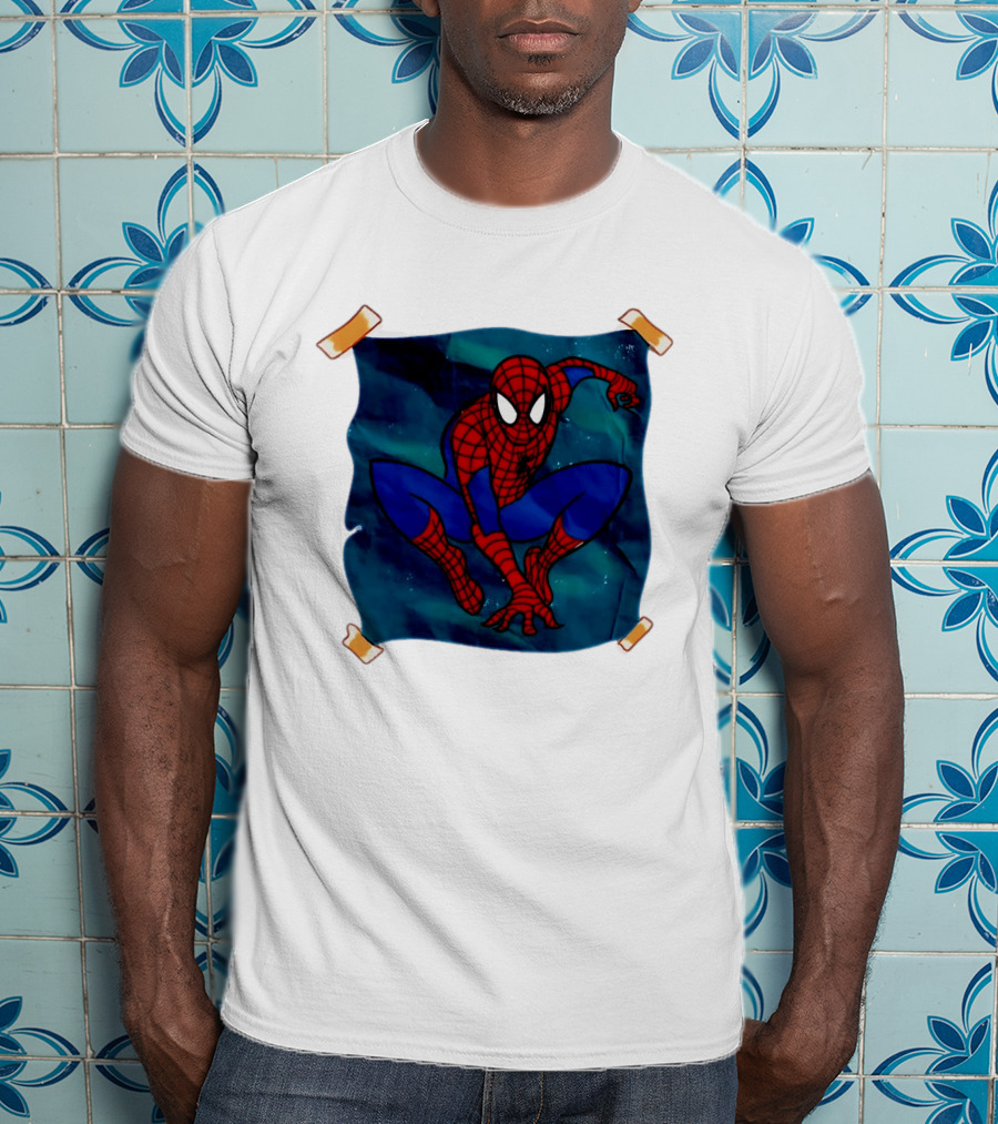 Spider Man Marvel Comics Superhero Iconic Action Pose T-Shirt