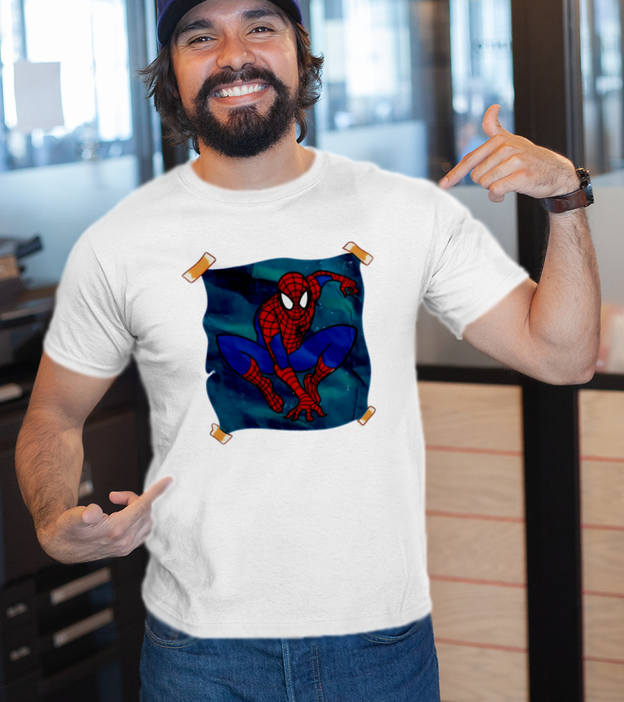 Spider Man Marvel Comics Superhero Iconic Action Pose T-Shirt