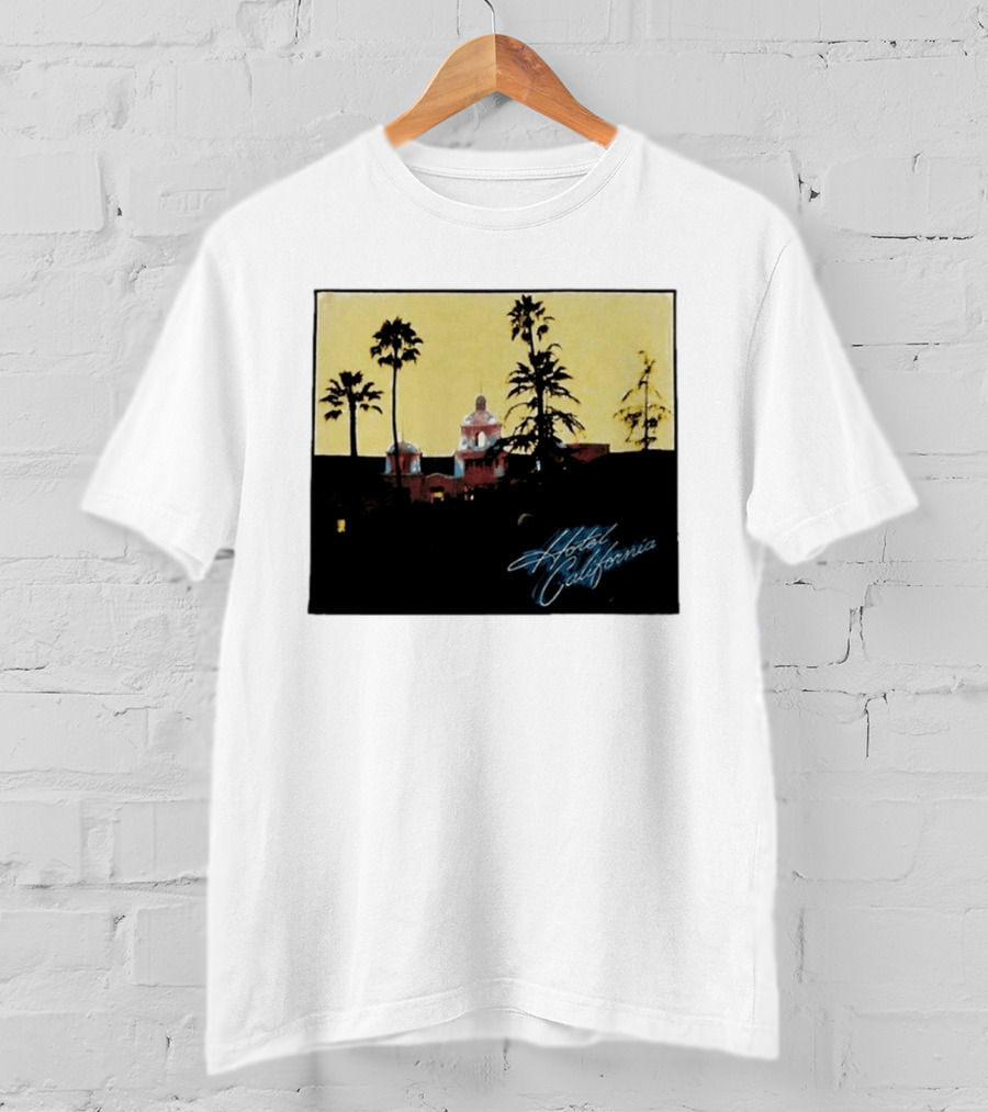 Hotel California Resort Scene 90s Eagles Justin Bieber 1995 T-Shirt
