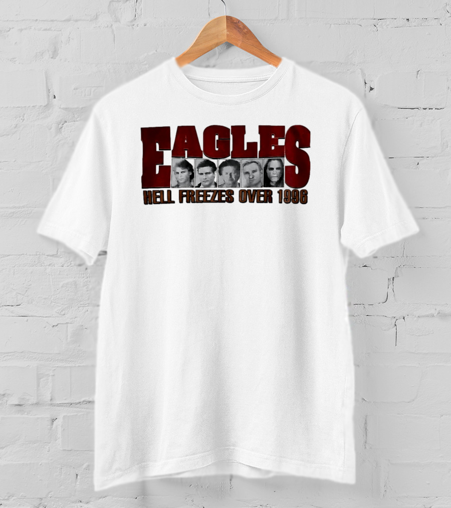 Eagles Hell Freezes Over 1996 Tour Vintage Retro Justin Bieber T-Shirt