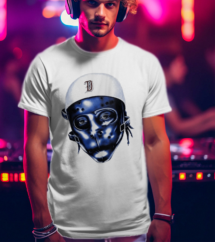 Stray Lee Know Concert Blue Hockey Mask D Cap T-Shirt