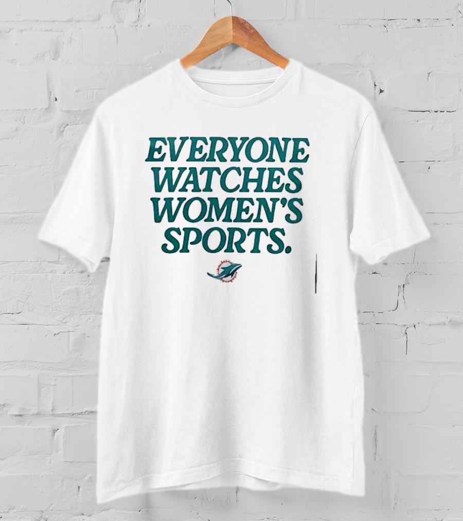 Miami Dolphins Everyone Es Women's Sports T-Shirt
