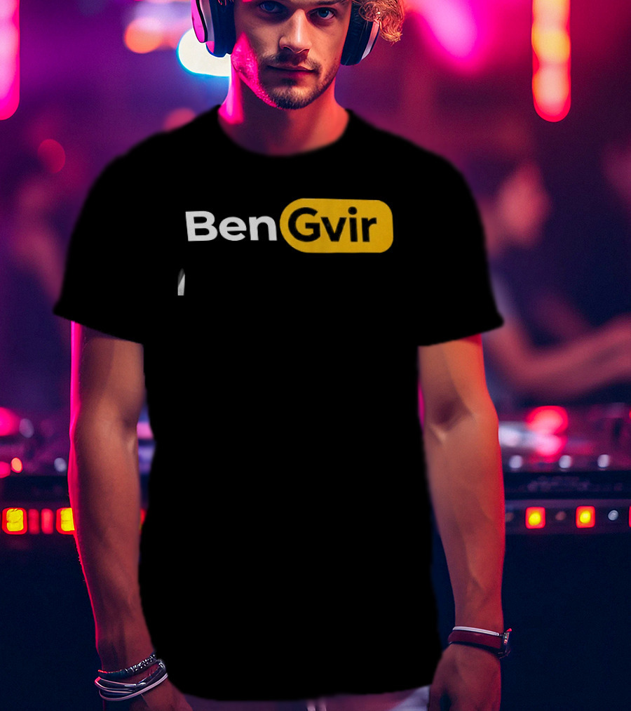 Ben Gvir Tomodachi Life Parody Gaming T-Shirt