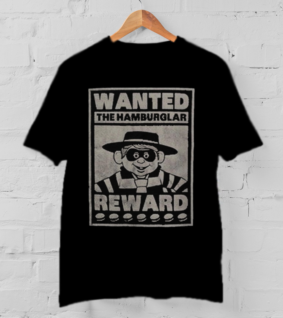 Wanted The Hamburglar Reward Wanted T-Shirt