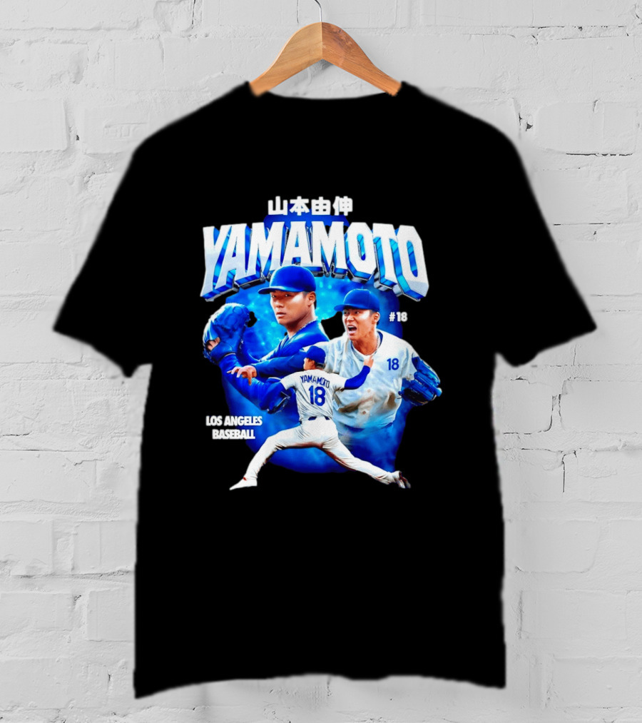 Yamamoto #18 Los Angeles Baseball 2026 T-Shirt