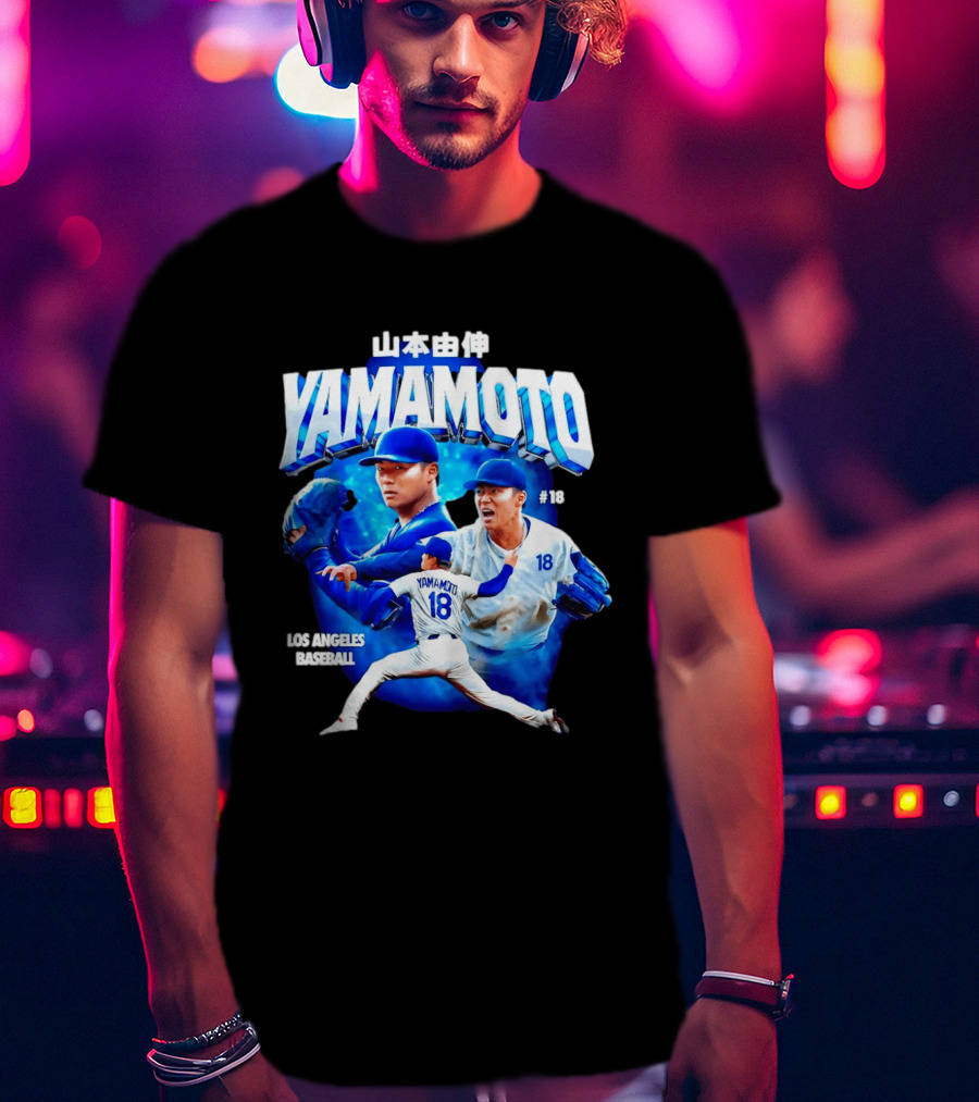 Yamamoto #18 Los Angeles Baseball 2026 T-Shirt