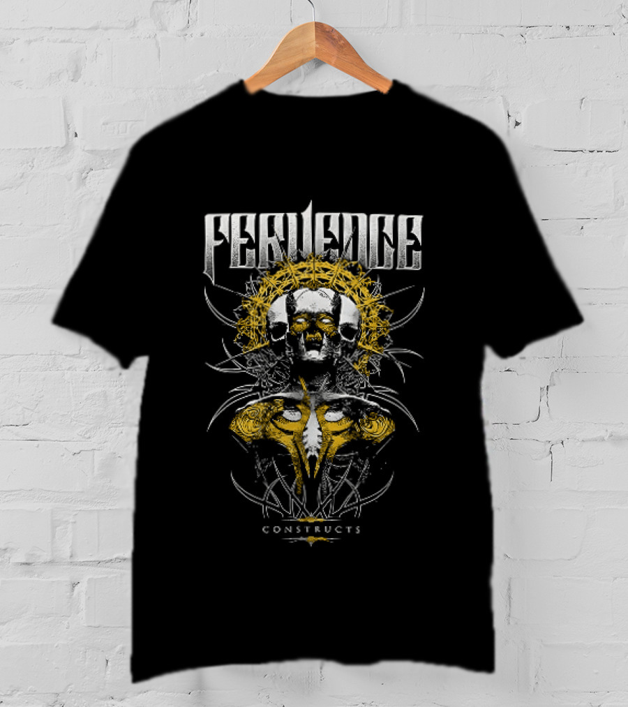 Fervence Constructs Skull And Halo T-Shirt