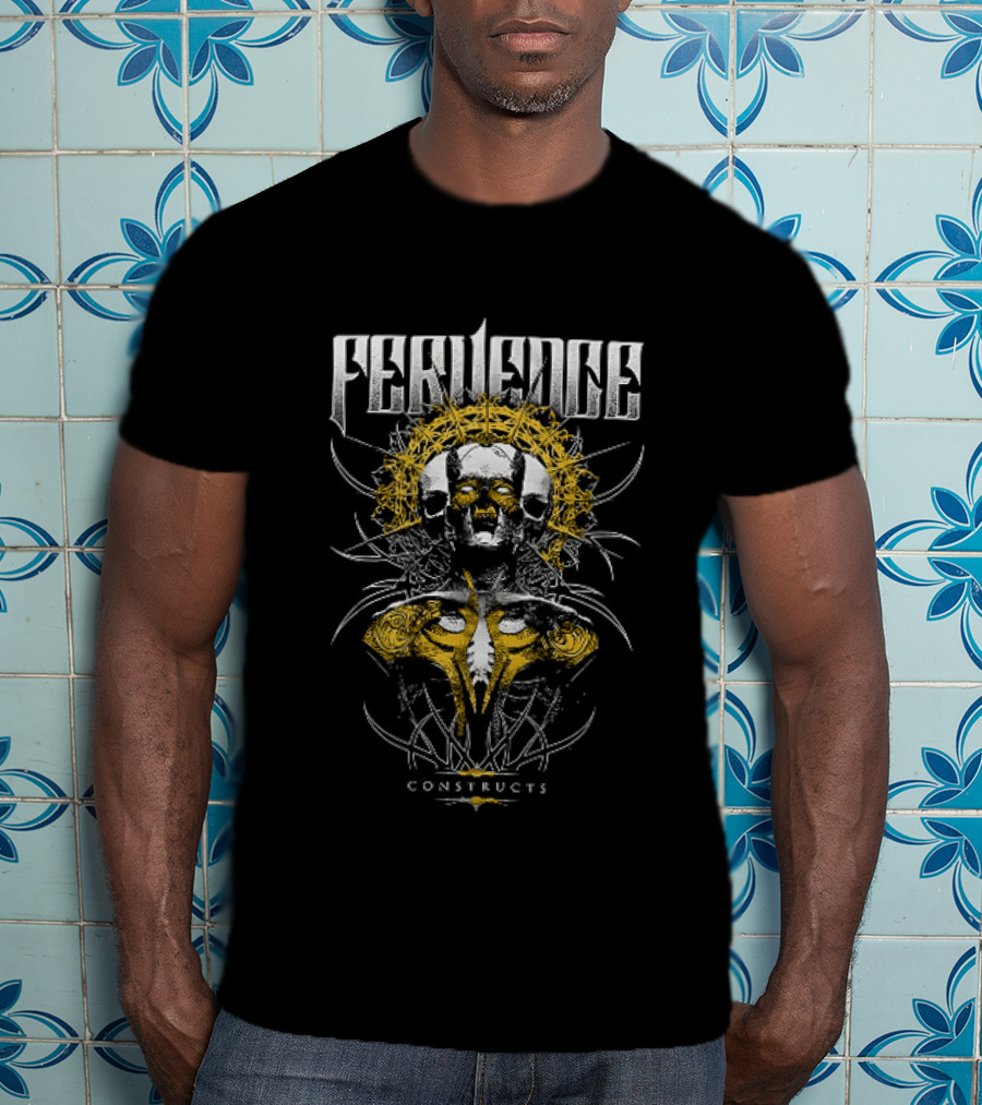 Fervence Constructs Skull And Halo T-Shirt