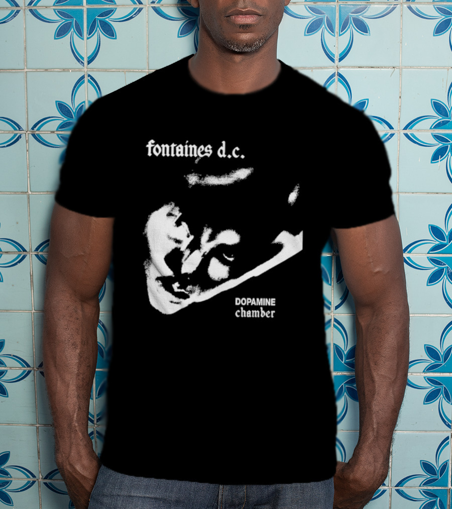 Fontaines D.C. Dopamine Chamber Black And White T-Shirt