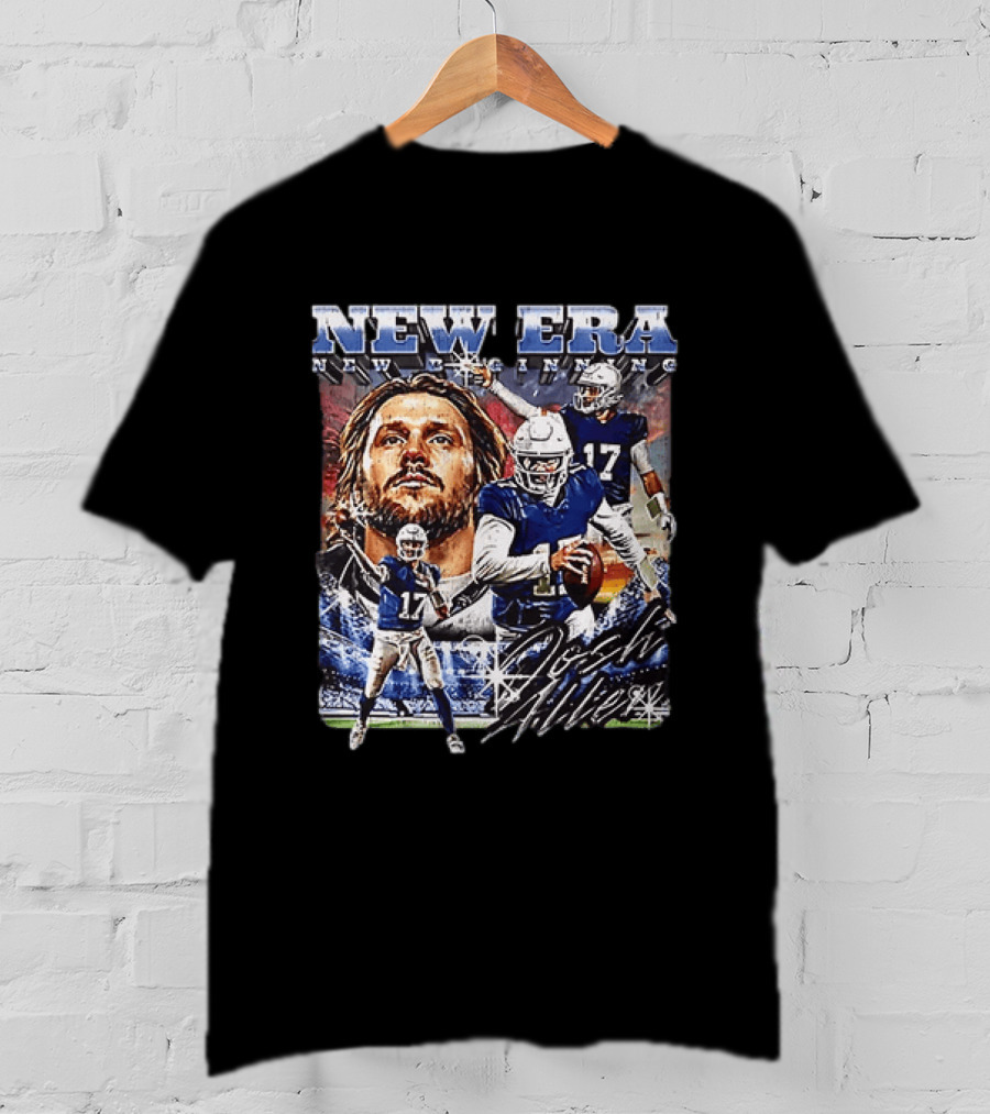 Josh Allen New Era New Beginning Buffalo Bills 17 T-Shirt