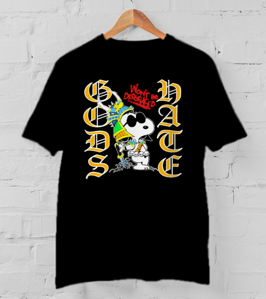 God's Hate We Owe You Nothing Samurai Joe Hardcore T-Shirt