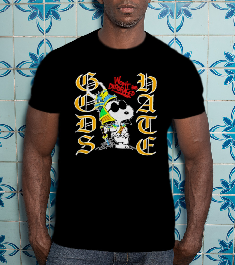God's Hate We Owe You Nothing Samurai Joe Hardcore T-Shirt