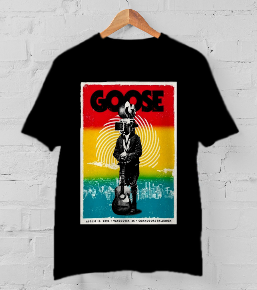 Goose August 18 2026 Vancouver BC Commodore Ballroom T-Shirt