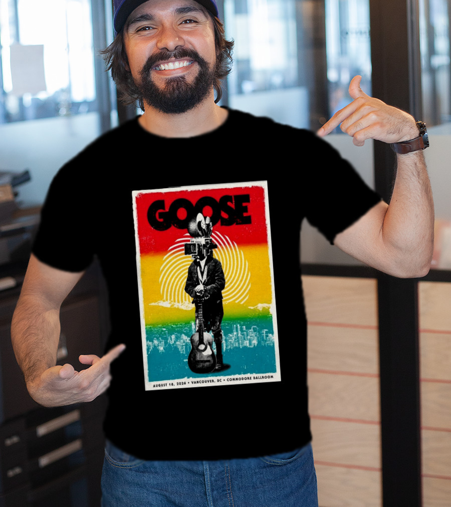 Goose August 18 2026 Vancouver BC Commodore Ballroom T-Shirt