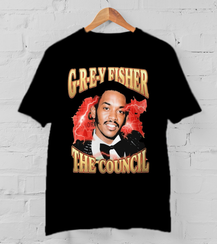 G REY Fisher The Council T-Shirt