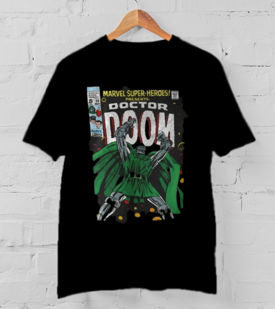 Marvel Super Heroes Presents Doctor Doom Comic Cover T-Shirt