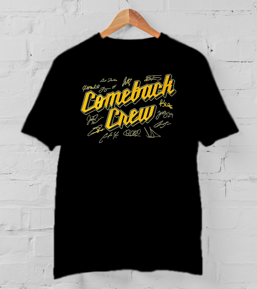 Milwaukee Baseball Comeback Crew Signatures MLB T-Shirt