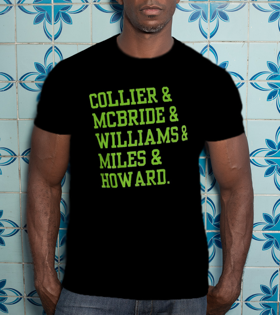 Collier McBride Williams Miles Howard Minnesota Lynx WNBA Players T-Shirt