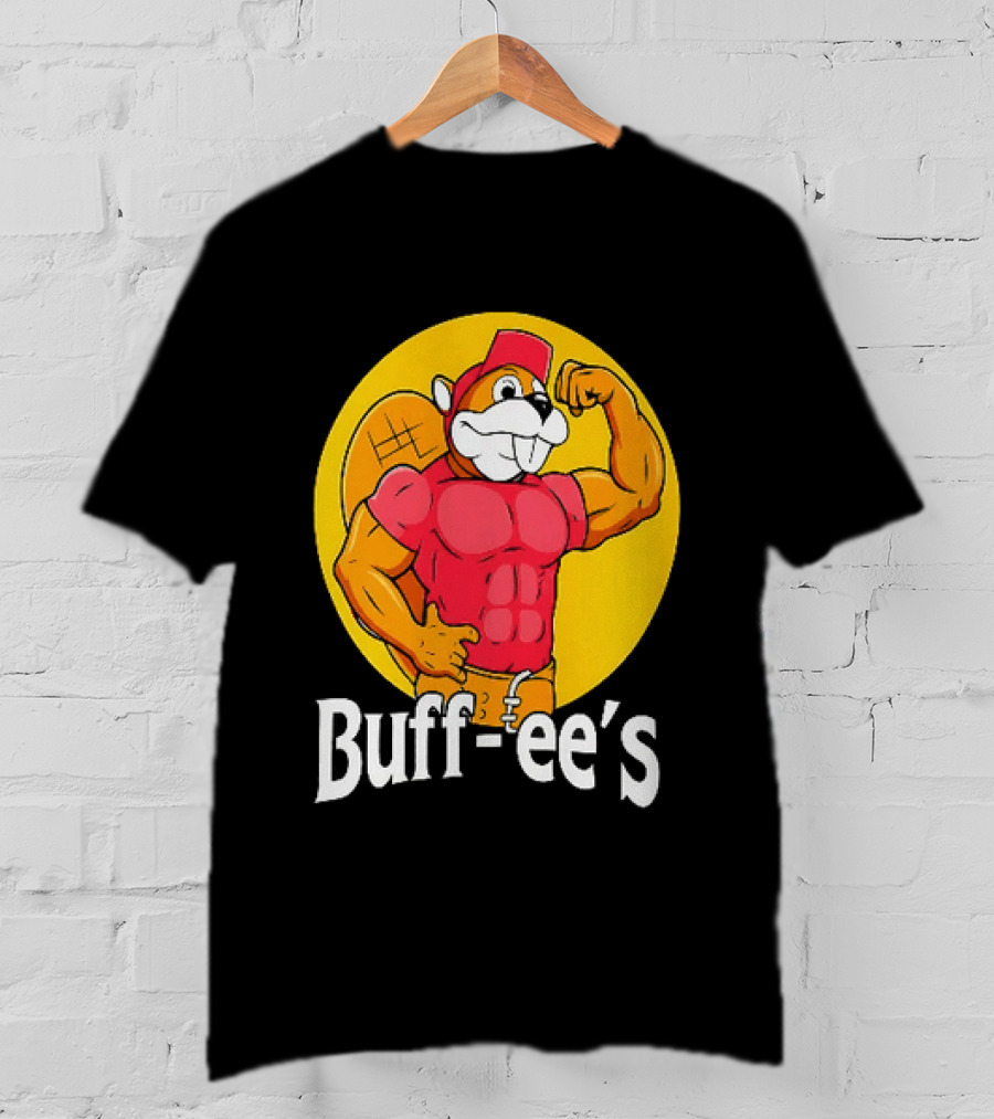 Buff Ee's Muscle Buc Ee's Beaver Fitness T-Shirt
