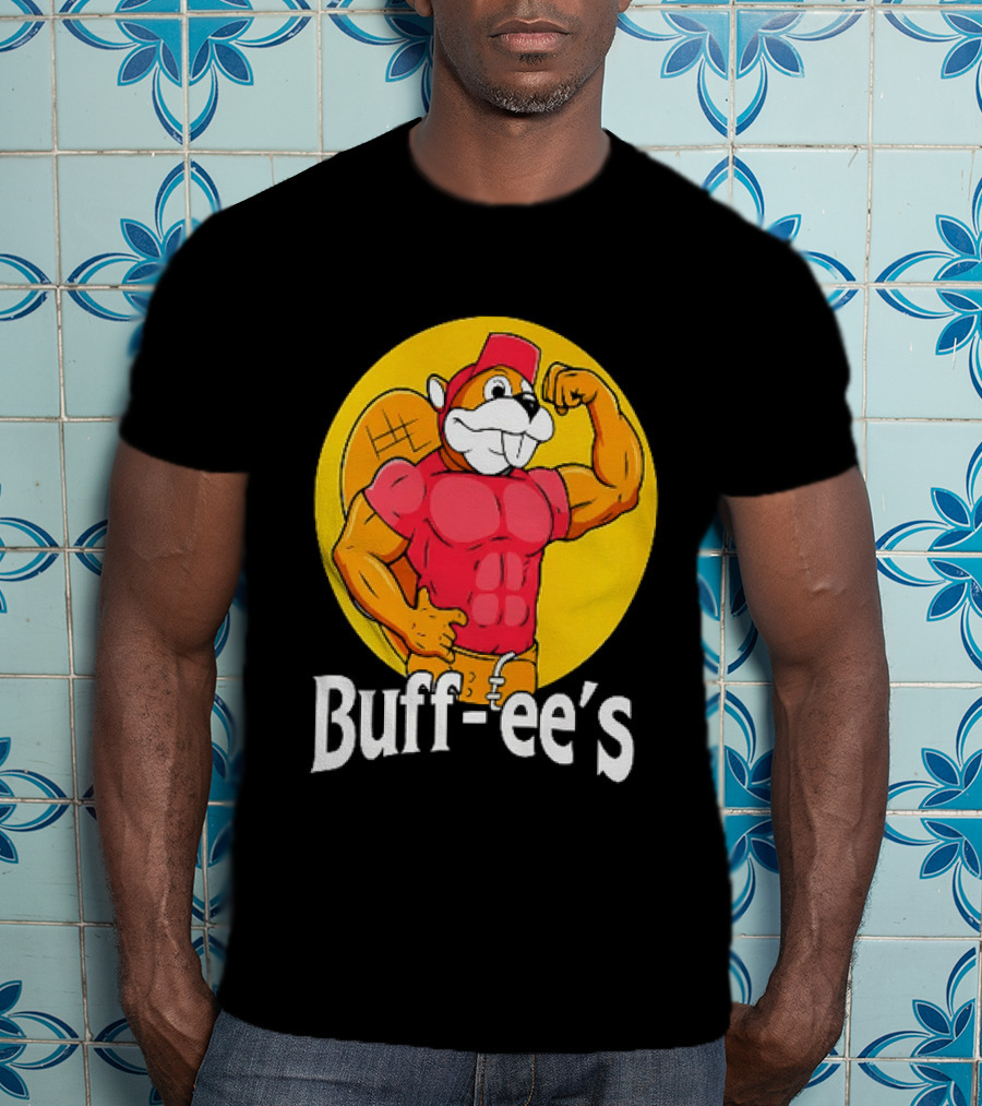 Buff Ee's Muscle Buc Ee's Beaver Fitness T-Shirt
