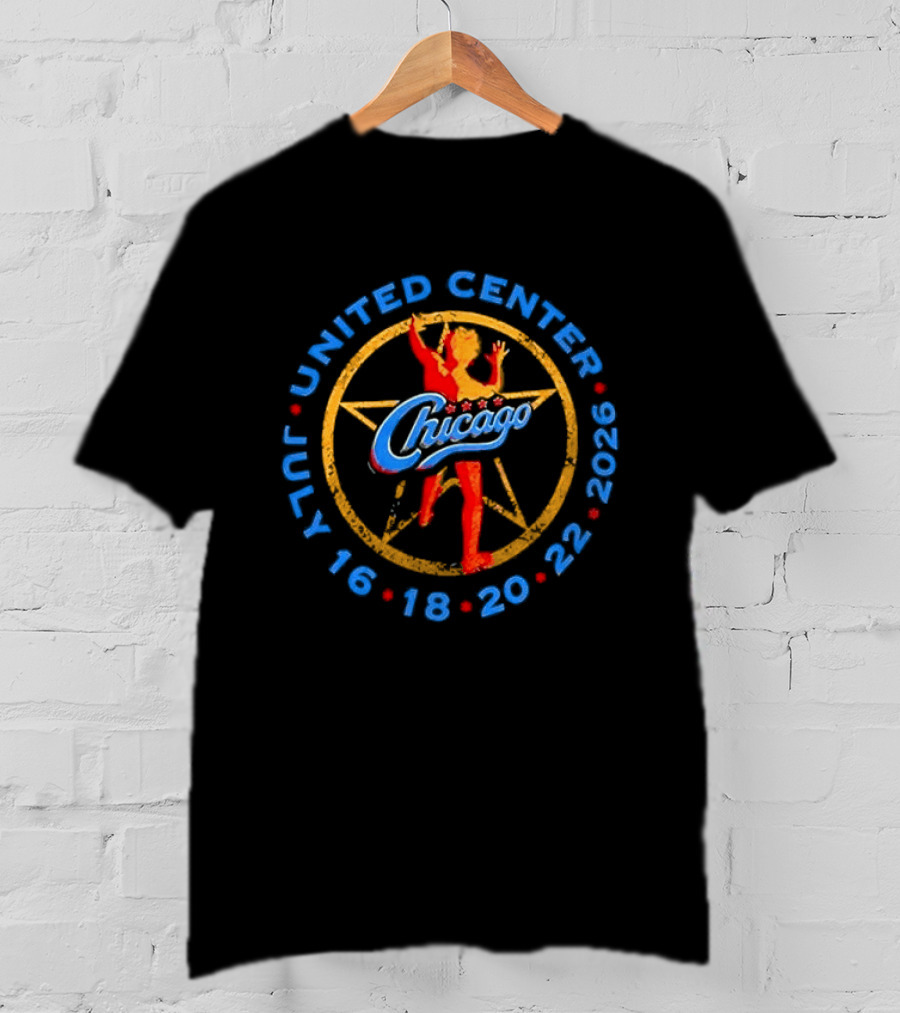 Chicago United Center July 16 18 20 22 2026 Event Dates T-Shirt