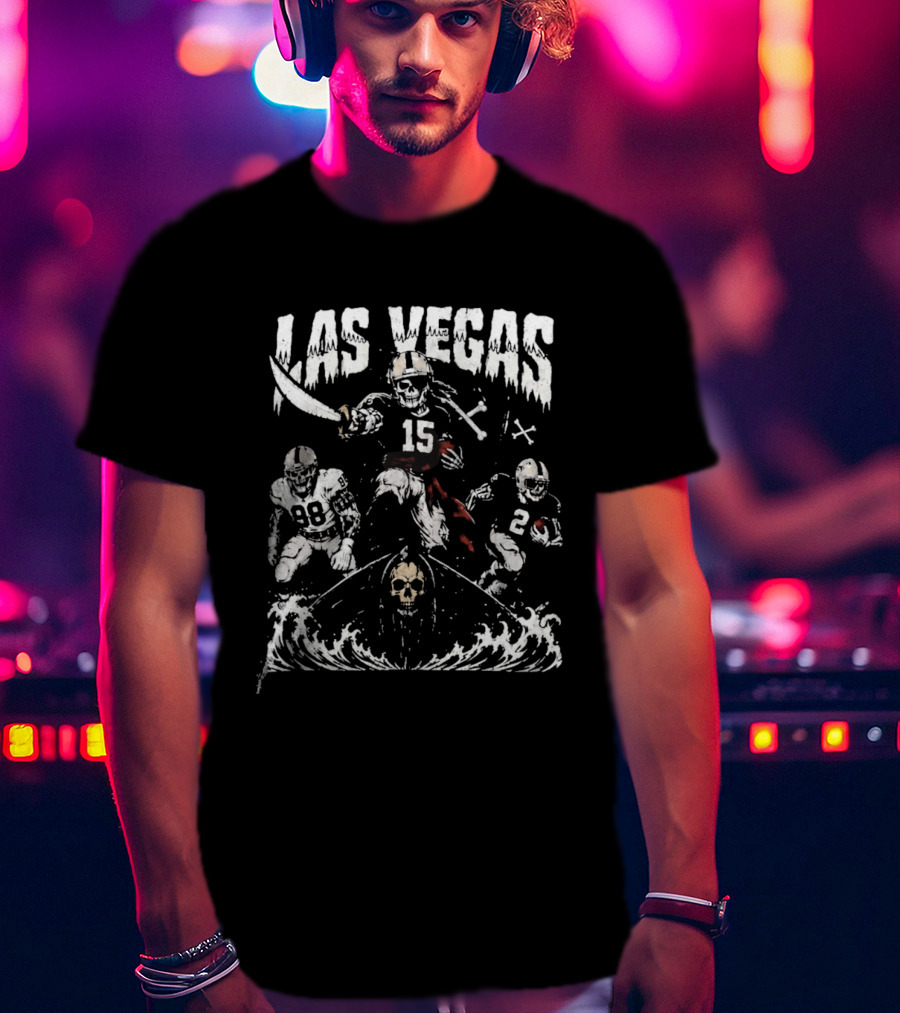 Las Vegas Football Raiders 2026 Skull And Crossbones T-Shirt
