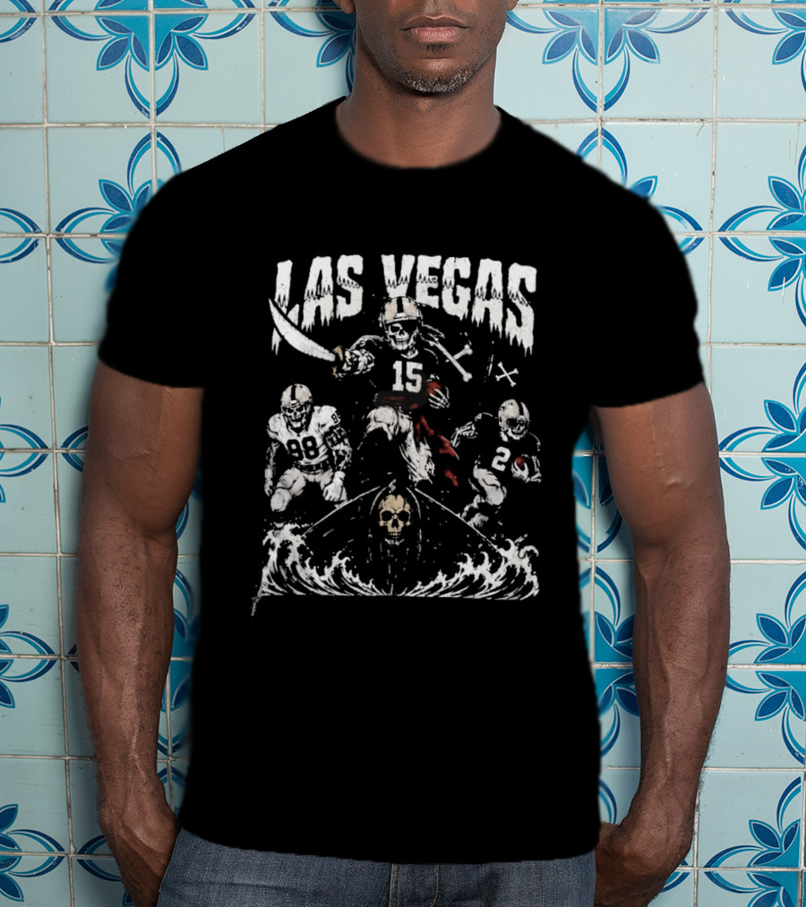 Las Vegas Football Raiders 2026 Skull And Crossbones T-Shirt